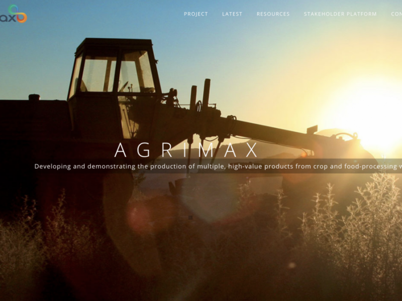 AGRIMAX – BBI Horizon 2020 – Awarded project