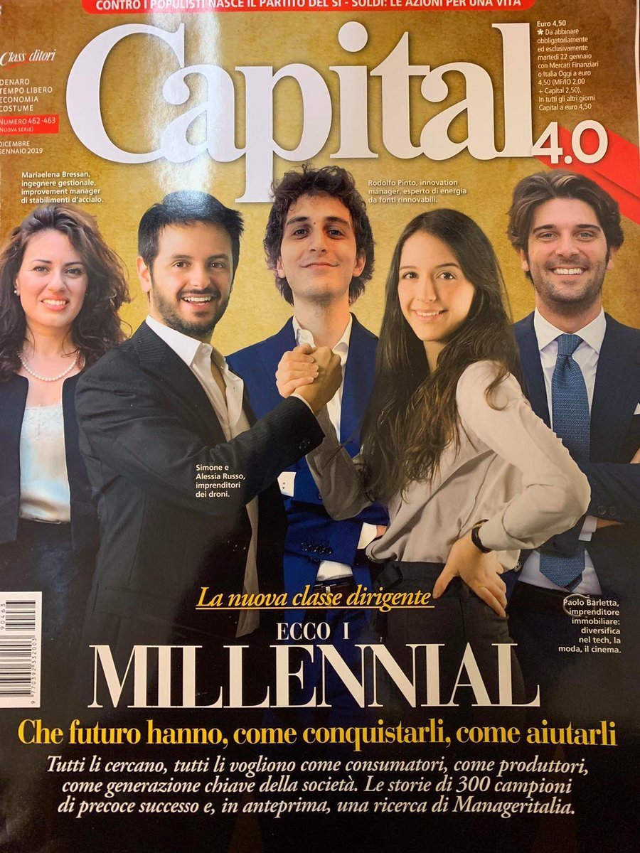Millennials – The New Management @Capital 4.0 Magazine – Article/Award