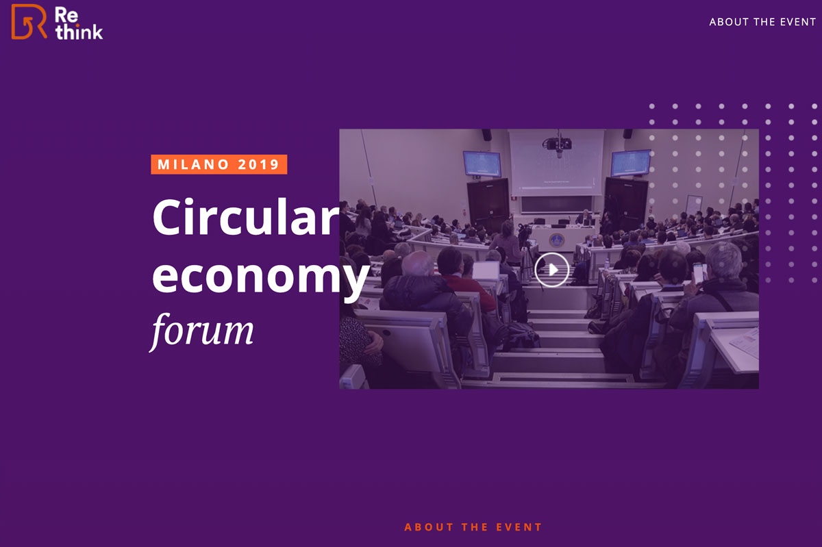 RE-THINK – Circular Economy Forum @Tondo / Università Cattolica Milan (IT) – Report