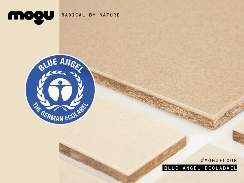 MOGU FLOOR // CERTIFIED WITH BLUE ANGEL ECOLABEL