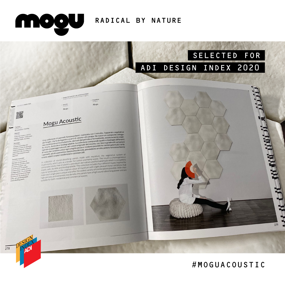 MOGU AWARDS // MOGU ACOUSTIC IN THE ADI DESIGN INDEX 2020