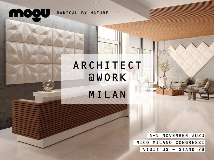 MOGU // ARCHITECT@WORK MILAN 4-5 NOVEMBER 2020