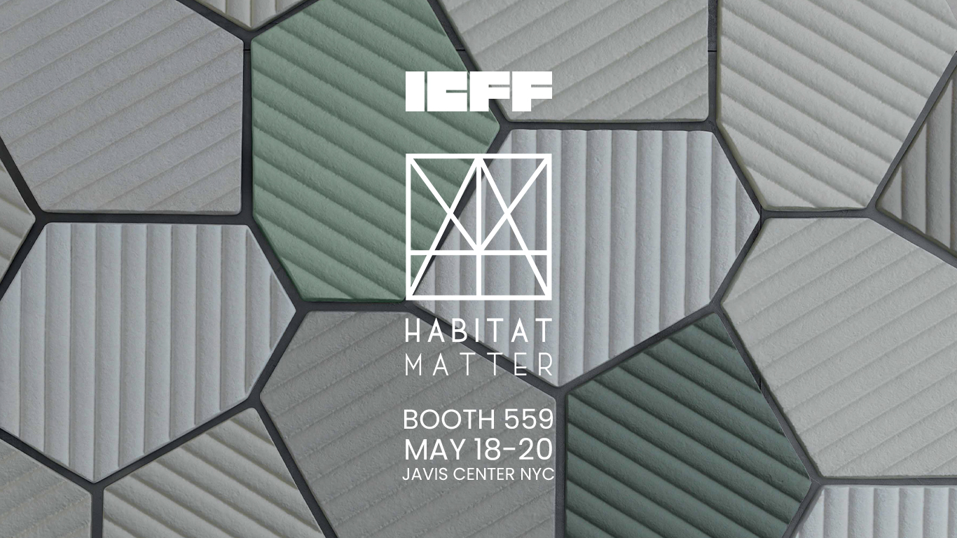 MOGU FIELDS ACOUSTIC PANELS FEATURED AT ICFF 2025 IN NEW YORK